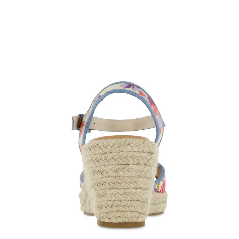 Printed Espadrille Wedge, Women's