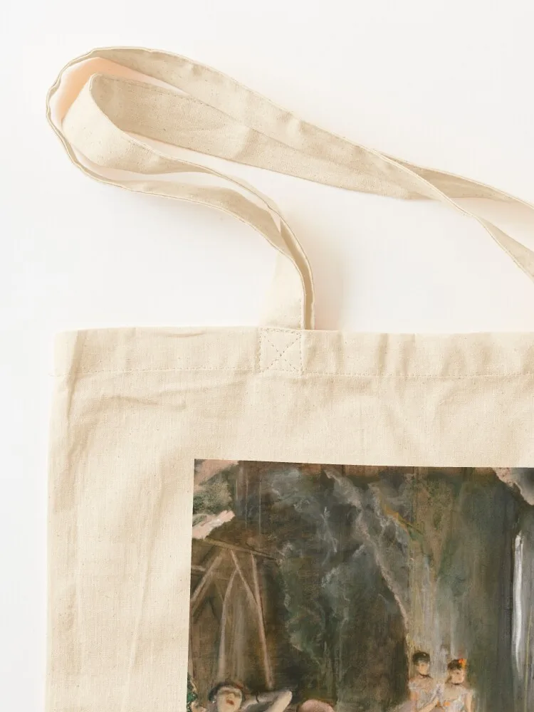 Балетный класс - репетиционная картина Onstage от Edgar Degas Tote Bag Сумки женские Женская