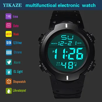 Sport LED Digital Clock - Multi-Functional 3