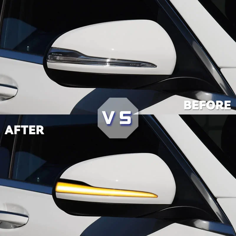 Динамический указатель поворота для Mercedes Benz C E S GLC W205 X253 W213 W222 V Class W447