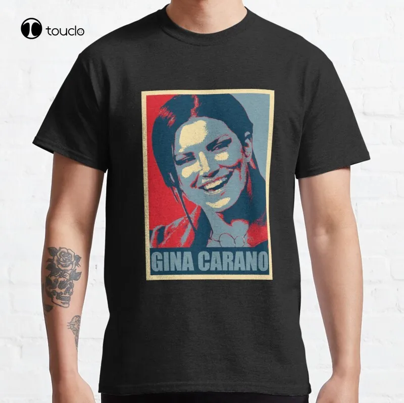 Gina Carano Hope Classic T-Shirt Cotton Tee Shirt Custom Aldult Teen Unisex Digital Printing Tee Shirt Fashion Funny New Cotton