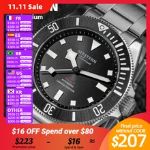 SEESTERN Titanium Diver Watch for Men Automatic Mechanical Wristwatch NH38 Movement Sapphire Glass 20ATM Waterproof Luminous New