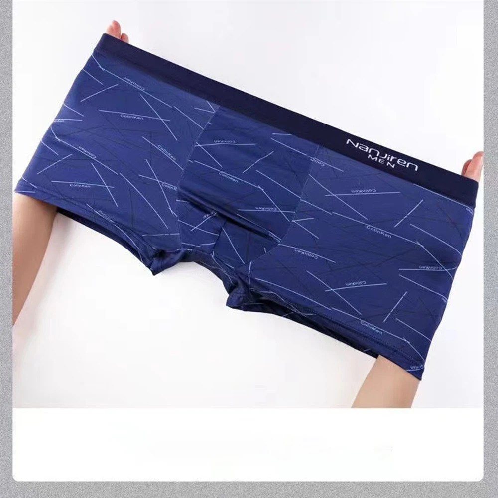 ZRZB Male Panties Casual Mens Underwear Boxers Breathable Man Solid Color Underpants Comfortable High Quality Men Shorts