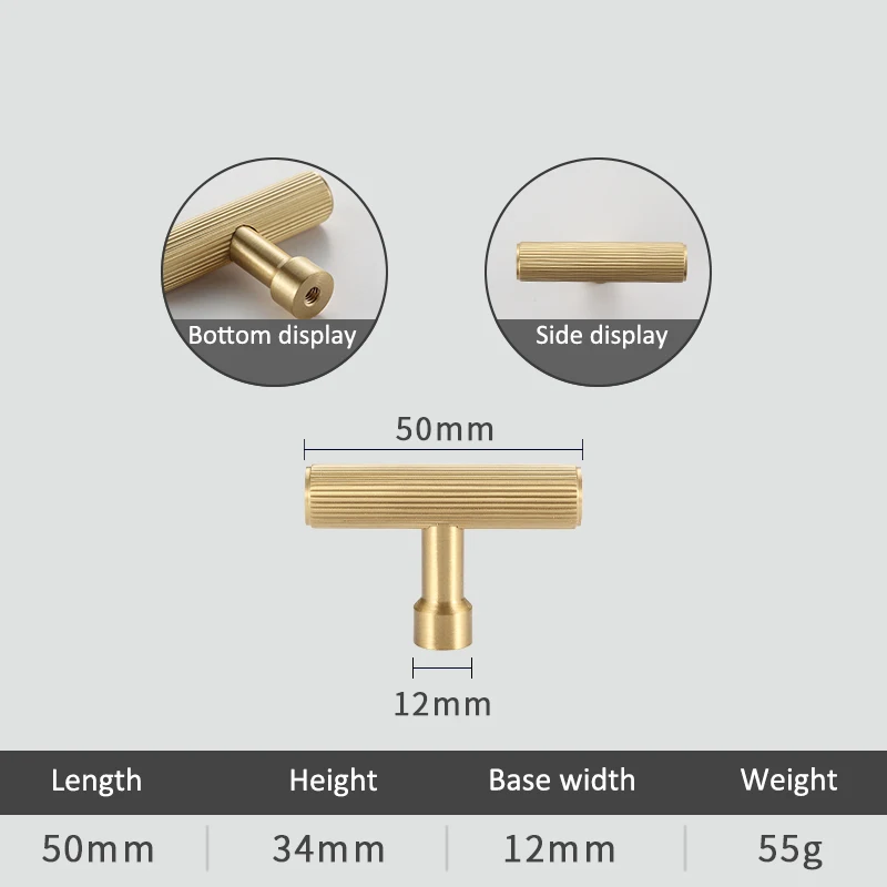 

Ручки для мебели TINYHOB латунные золотые
