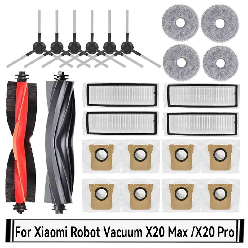 Запчасти для робота-пылесоса Xiaomi X20 Max/X20 Pro/ D109GL/D102GL