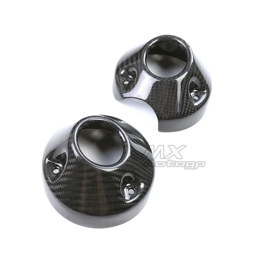 100% углеродное волокно мотоциклетные выхлопные задние крышки Обтекатели для Harley