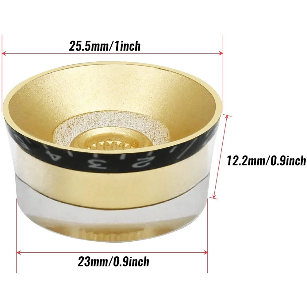 4 шт. ручки регулировки громкости и тона для деталей бас-гитары Les Paul LP Style