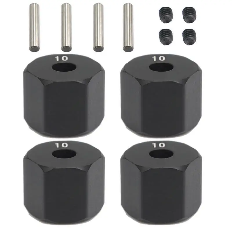 

4Pcs 12MM Wheel Hex Hub Thickness for 1/10 RC Crawler Axial SCX10 Traxxax Trx4 Tamiya MST RC Car Part,10mm