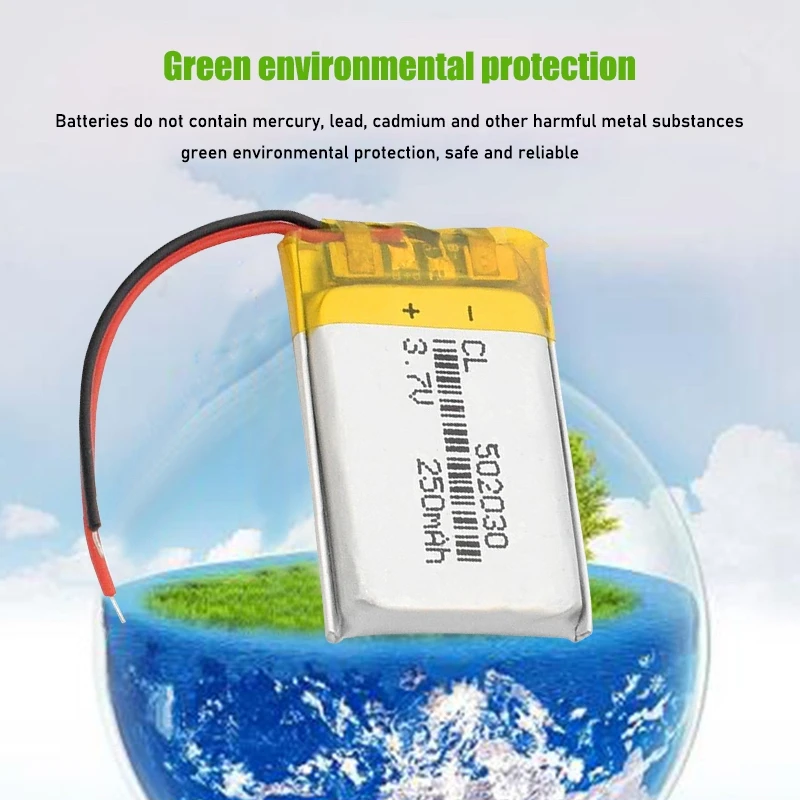 3 7 в 250 мАч 502030 полимерная литий-ионная аккумуляторная батарея Lipo Cells для Mp3