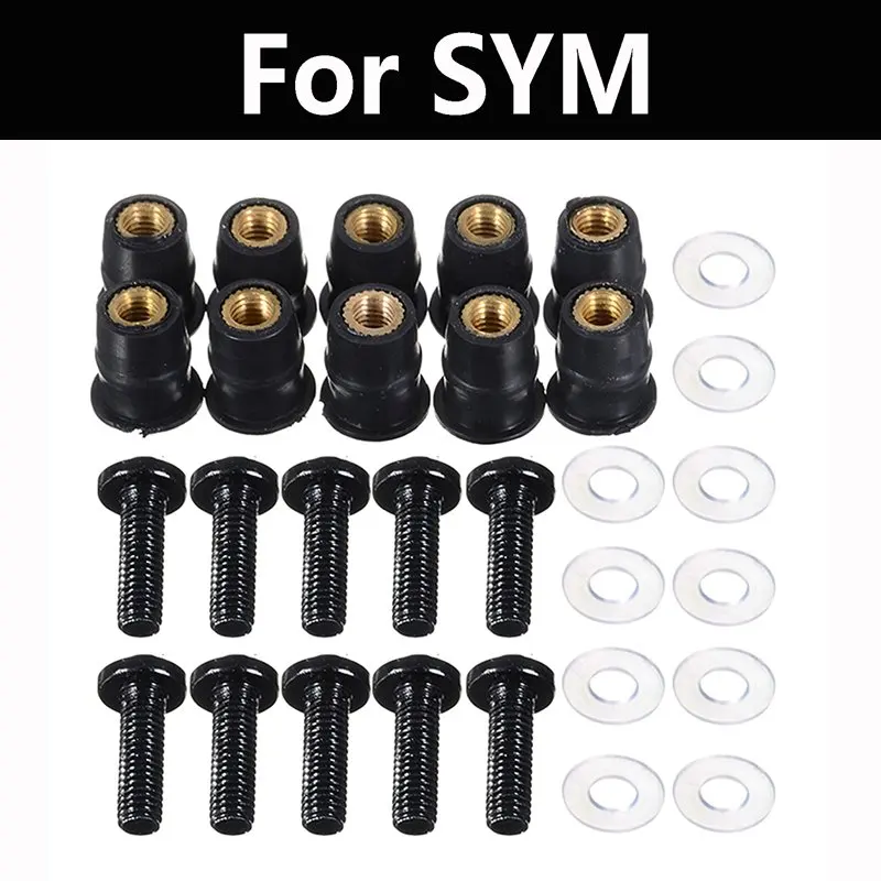 Motorcycle fairing bolt screw nut fastener For SYM JOYMAX 125 250 Z300 / SYM jet 14 125 Cruisym300 GTS300I