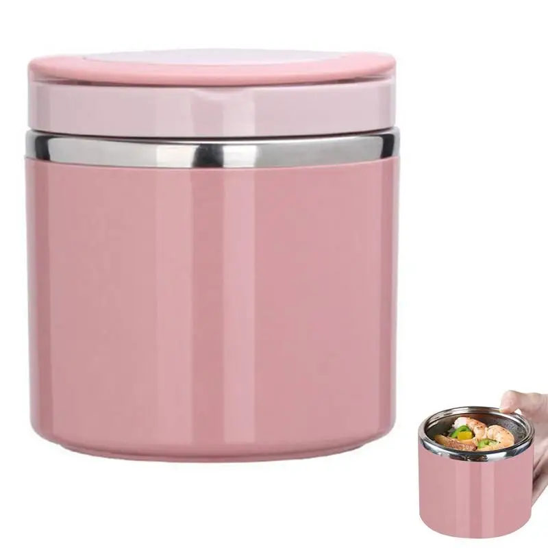 

Insulated Food Jar Lunch Container For Hot Food Stainless Steel Warming Container For Food Keep Warm Container Soup Bowl Thermos