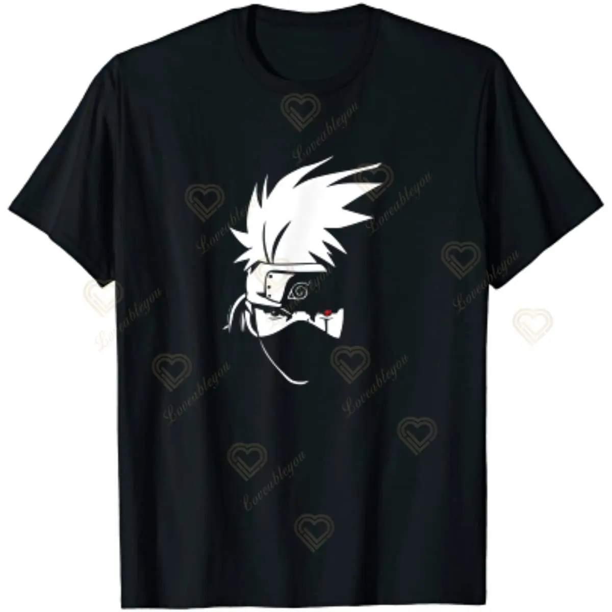 

Naruto Shippuden Kakashi Head T-Shirt