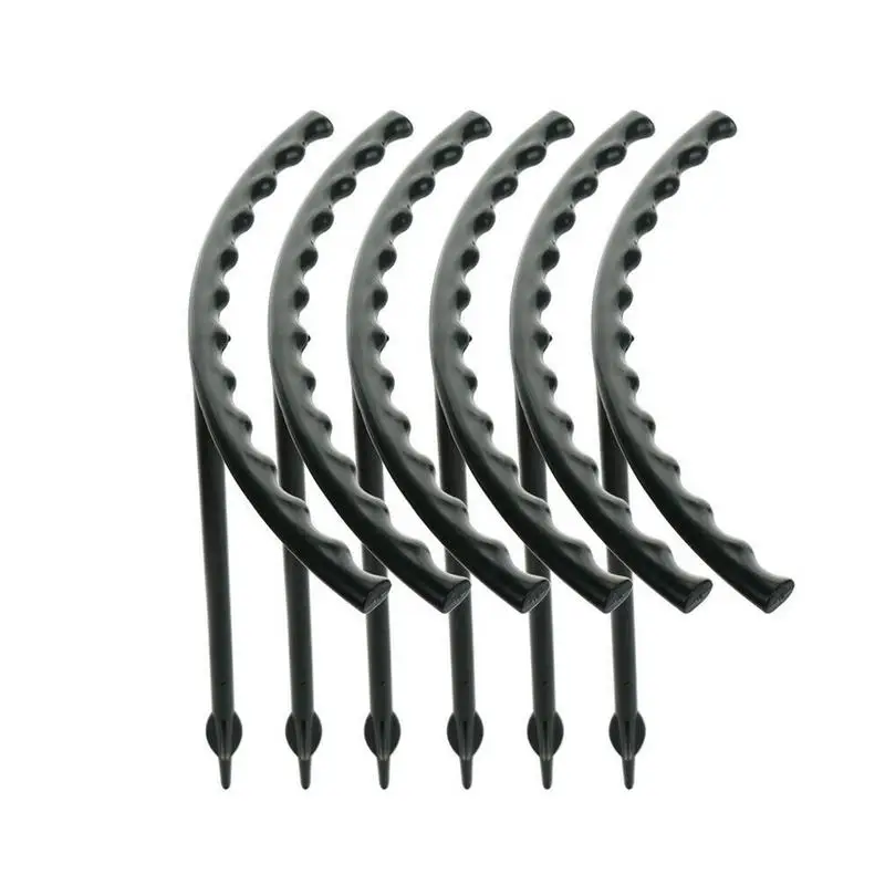 

Подставка для растений, 6 шт., полукруглая подставка для цветов для маленьких растений, подставка для растений, зеленое кольцо для поддержки ...