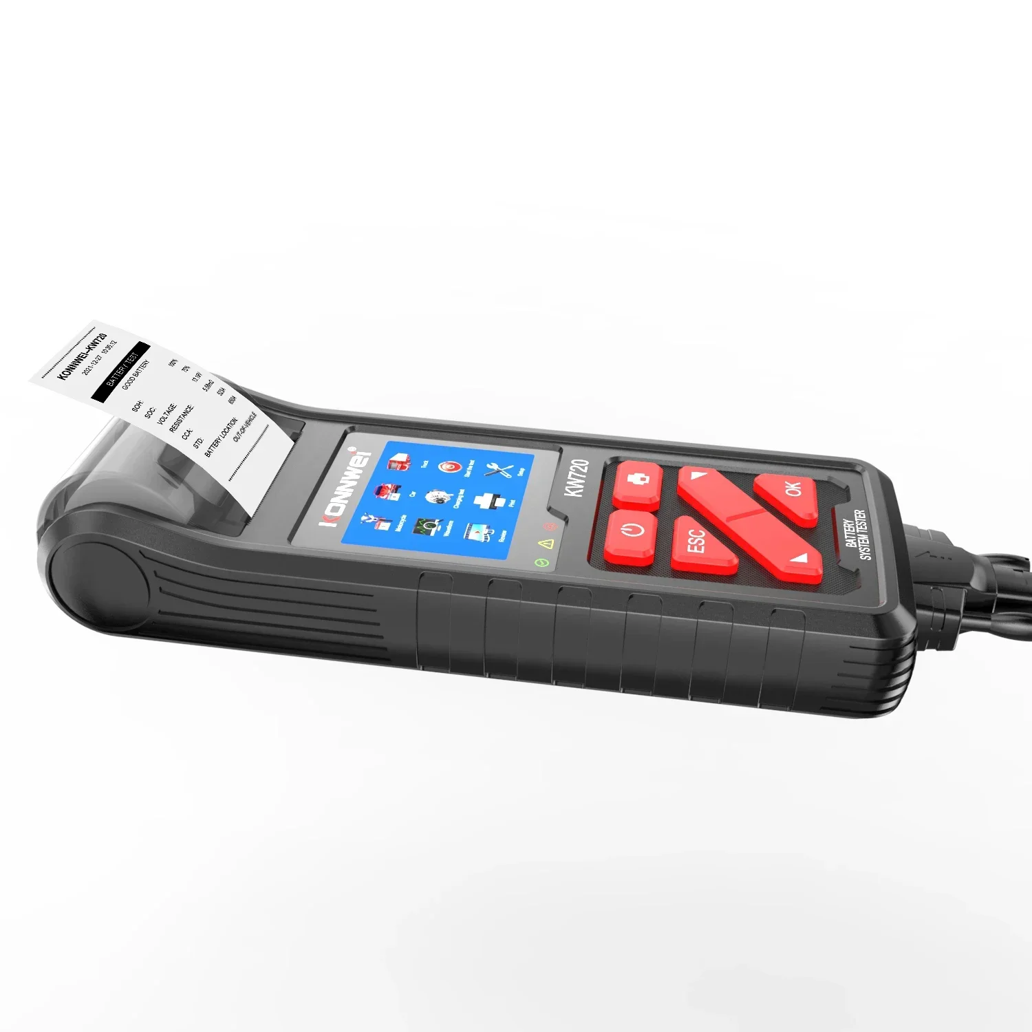 KONNWEI KW720 6 В/12 В/24 В тестер аккумулятора для мотоцикла автомобиля грузовика со