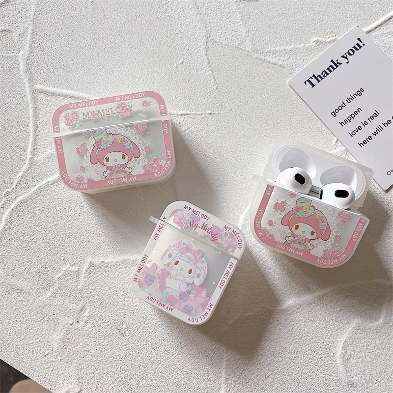 

Transparent Cartoon Melody for AirPods 3 Case Apple AirPods 2 Case Cover AirPods Pro Case IPhone Earbuds Accessories Air Pods