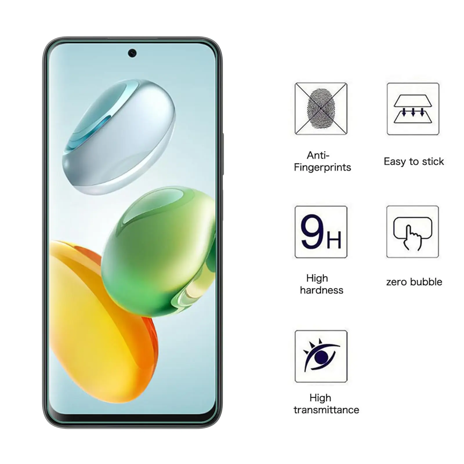 Защита экрана для Honor 200 Smart 6 8 дюйма закаленное стекло HD Crystal слюда 9H