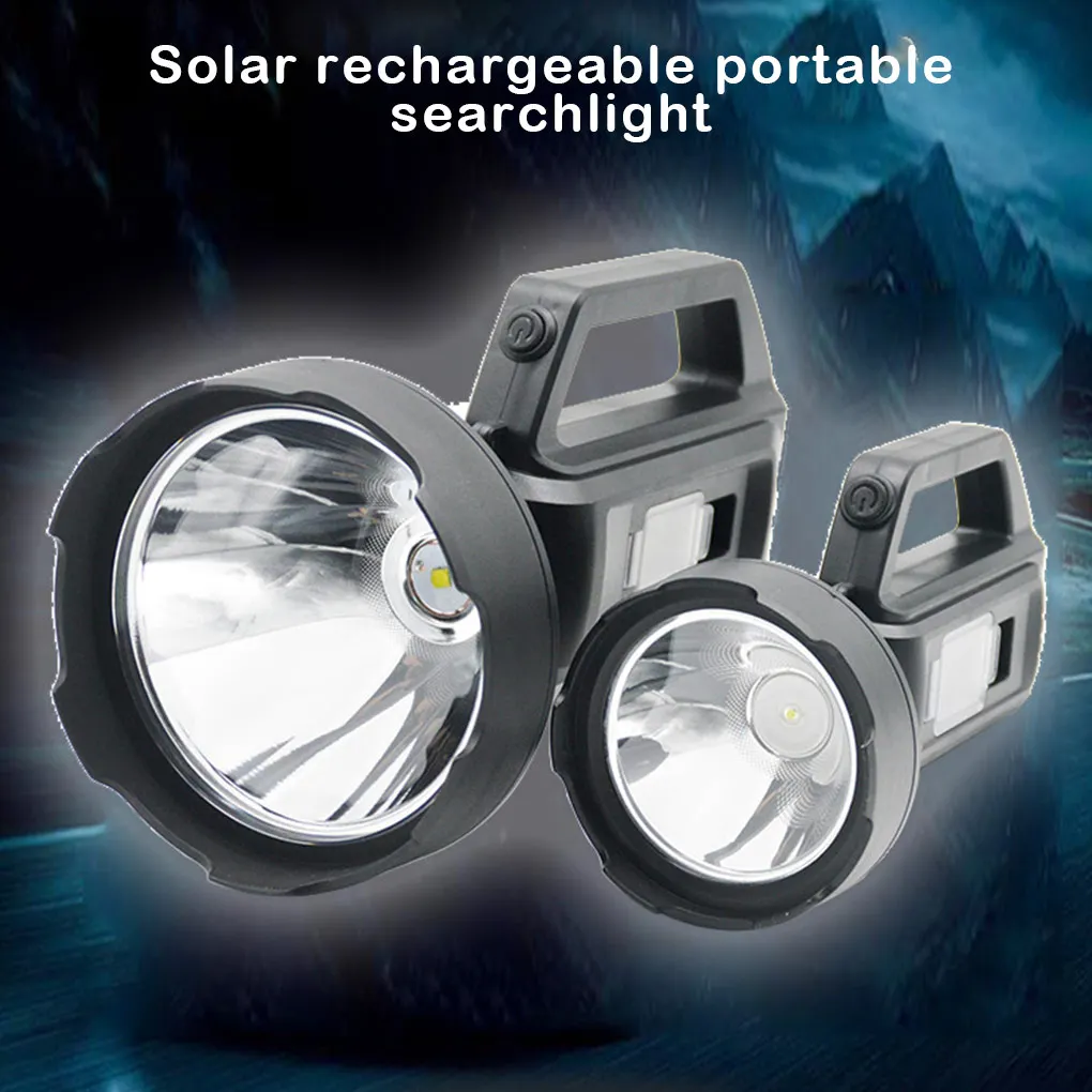 

ABS Camping Lantern Portable Battery Powered Replacement USB Charging Rechargeable Hiking Caving Fishing Spotlight