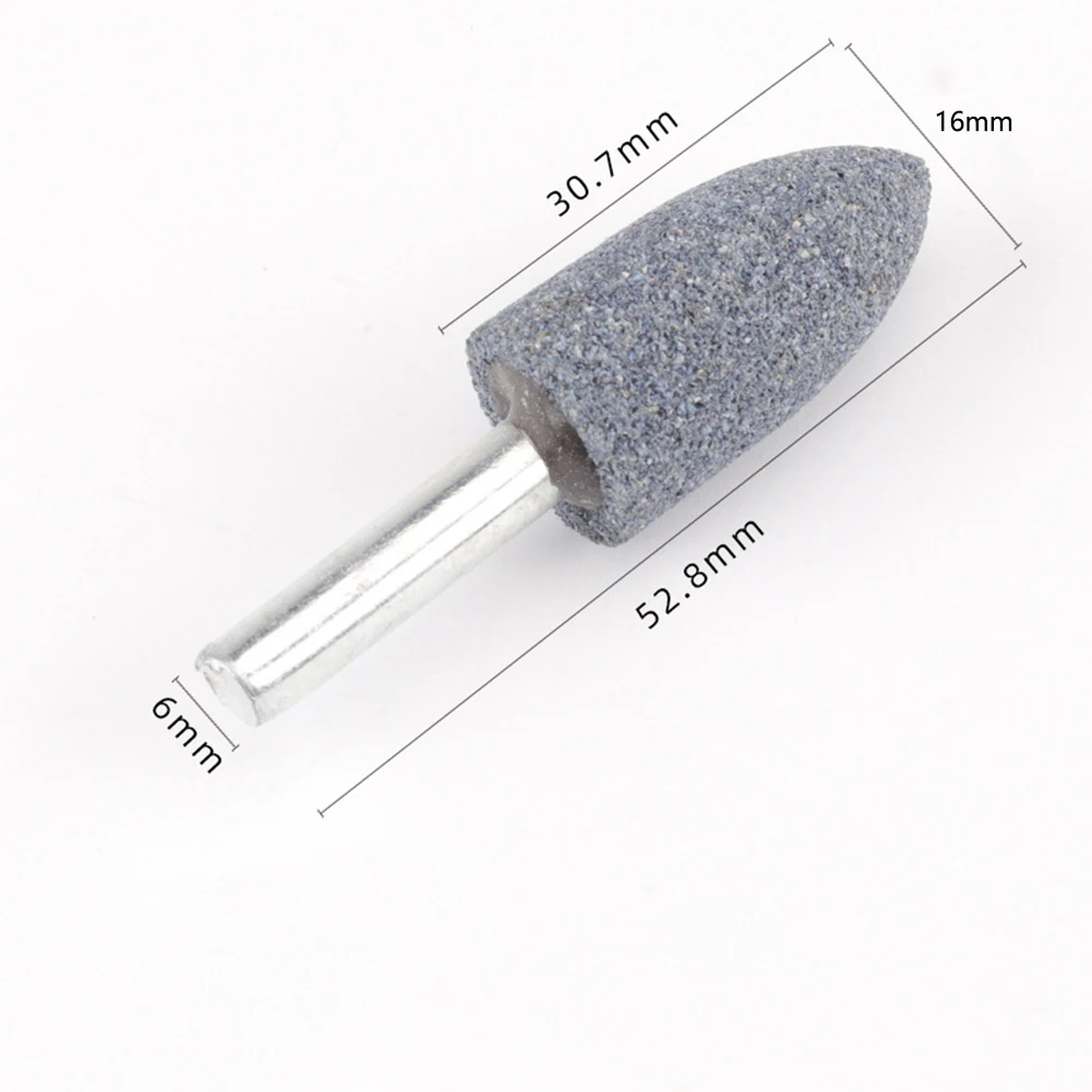 

Polishing Grinding Head Grinding Head Round Shank Sharpening Head Tool 16/20/25/30mm 5pcs Abrasive Mounted Stone