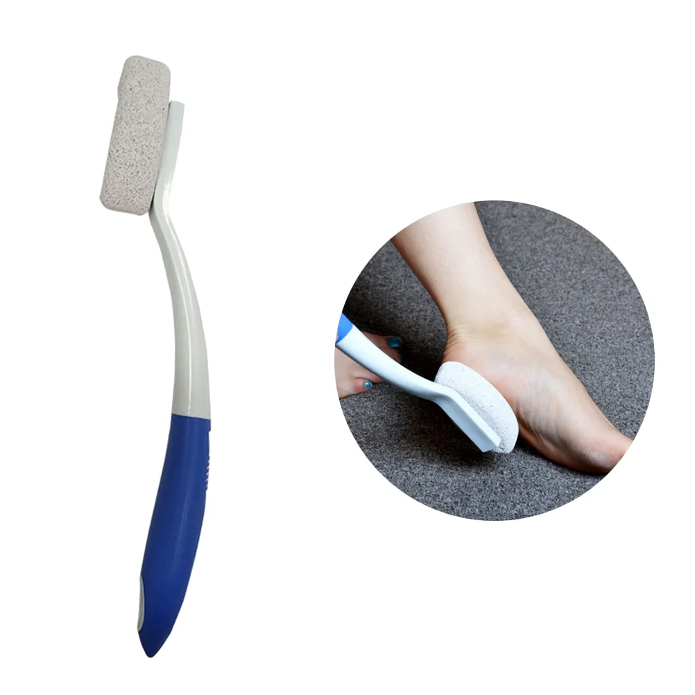 

Foot Pumice Brush Stone Cleaner Filehandled Scrubber Exfoliator Handle Dead Skin Remover Cleaning