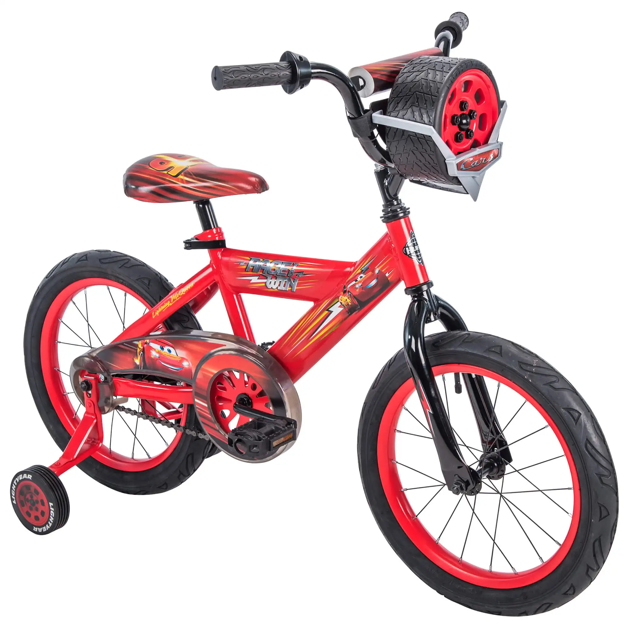 

16" / Pixar Cars EZ Build Kids Bike with Sounds, Red