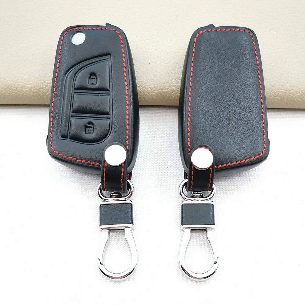 

Кожаный чехол для Toyota Auris Reiz Corolla RAV4 Avensis Yaris Aygo Verso Scion TC IM, аксессуары для ключей