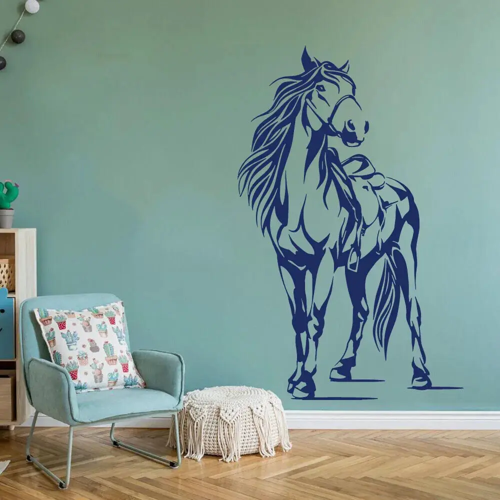 

ПВХ наклейка на стену лошадь