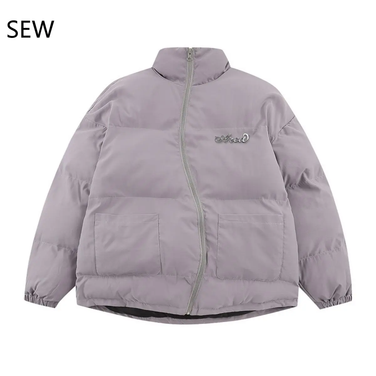 

Осенне-зимнее мужское модное Брендовое Новое однотонное повседневное универсальное хлопковое пальто с воротником-стойкой