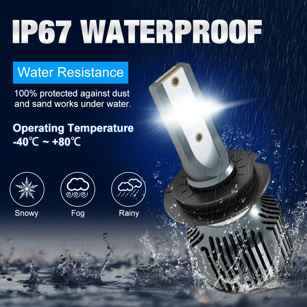 30000LM H4 H7 Led 3570 CSP H1 H8 H11 H16 9005 HB3 9006 HB4 Car Headlight Bulb Canbus Auto Turbo Lamp 12V 24V 6000K White on - Турбо-лампа автомобильного фары Canbus Auto H4 H7 Led 3570 CSP H1 H8 H11 H16 9005 HB3 9006 HB4 30000LM 12V 24V 6000K белая.