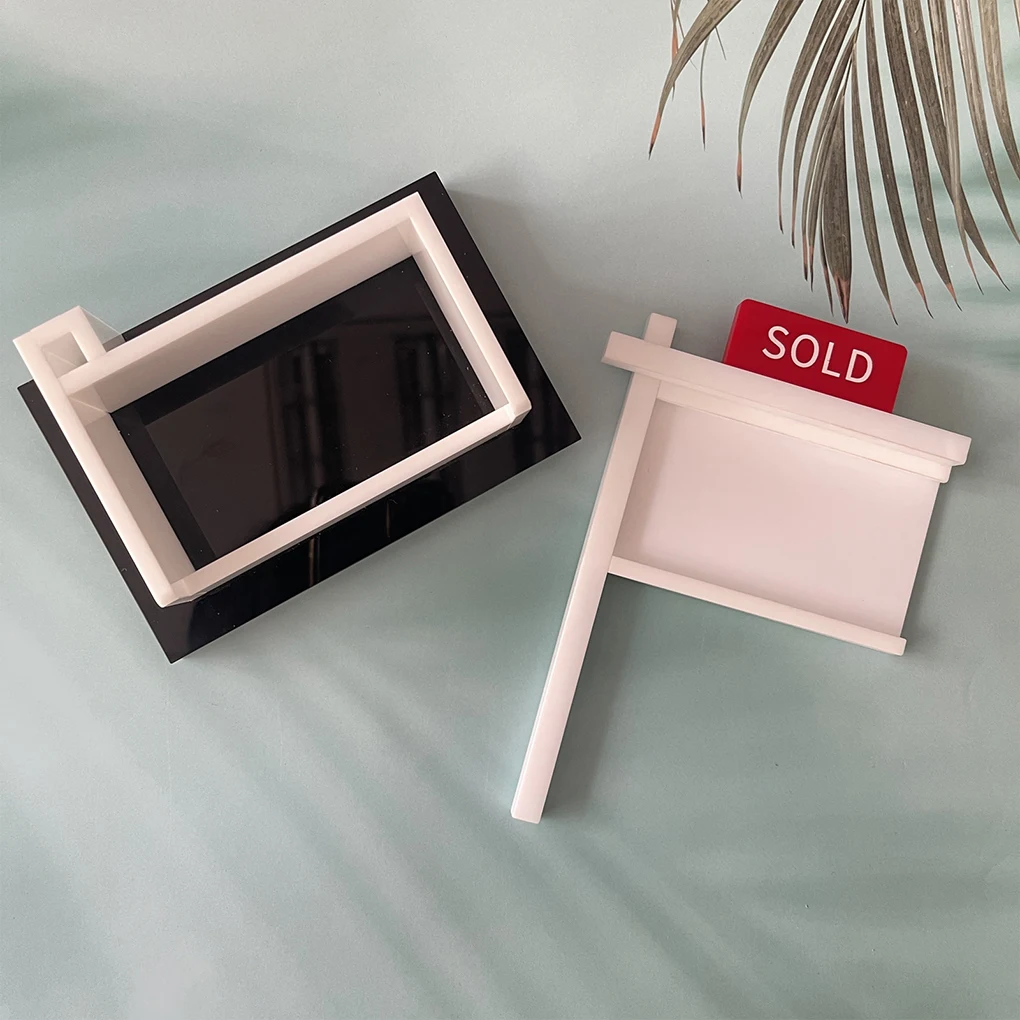 

Desktop Business Card Holder Display Stand Name Cards Storage Box Organizer Home Exhibition Reception Accessories