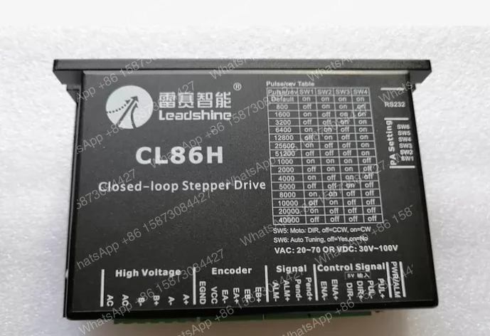 Фото Двигатель Leisai с замкнутым контуром 86CME120 + привод CL86H с импульсным управлением 5В/24В №3