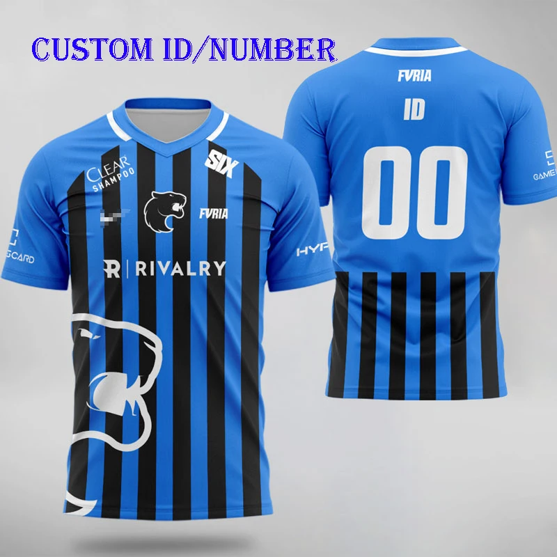 

Csgo Furia Player Team Jersey Uniform Custom Id Name Number T Shirt for Women Men Tshirts Fans Game Summer Tops Tee Clothing