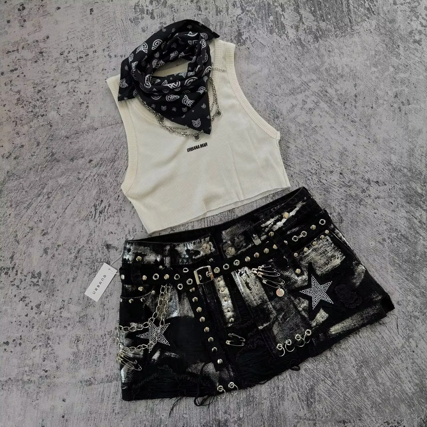 Женская короткая юбка в стиле ретро Y2K с блестками и стразами | AliExpress