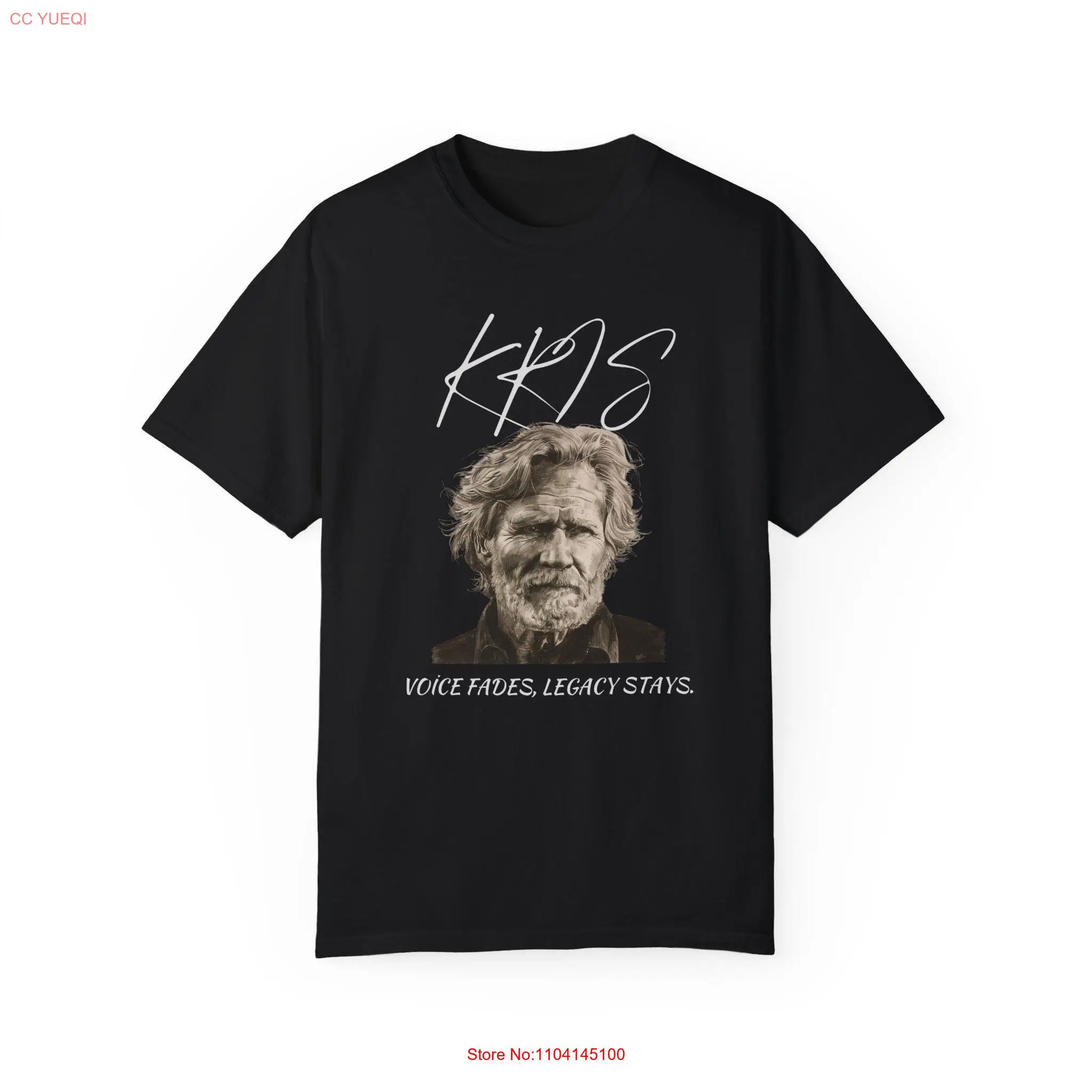 Футболка Kris Kristofferson Country Music Concert Lover в винтажном стиле из мягкого хлопка с длинными
