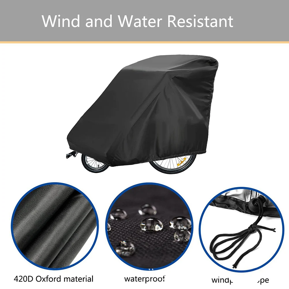 84x140x99 см чехол для хранения колесницы детский одно-двойной велосипедный прицеп