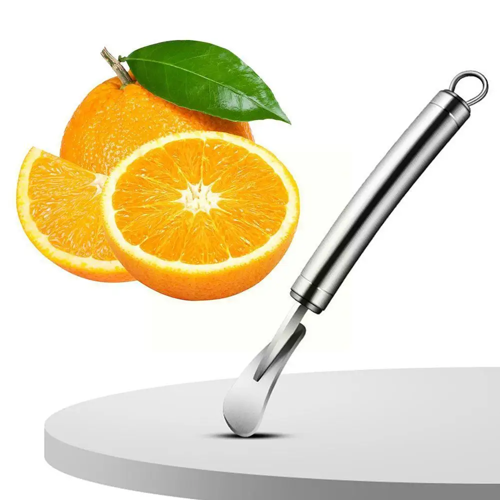 

Fruit Peeler Tool Steel Orange Opener Cutter Grapefruit Stripper Tools Kitchen 2 Lemon Size Fruit U8t2
