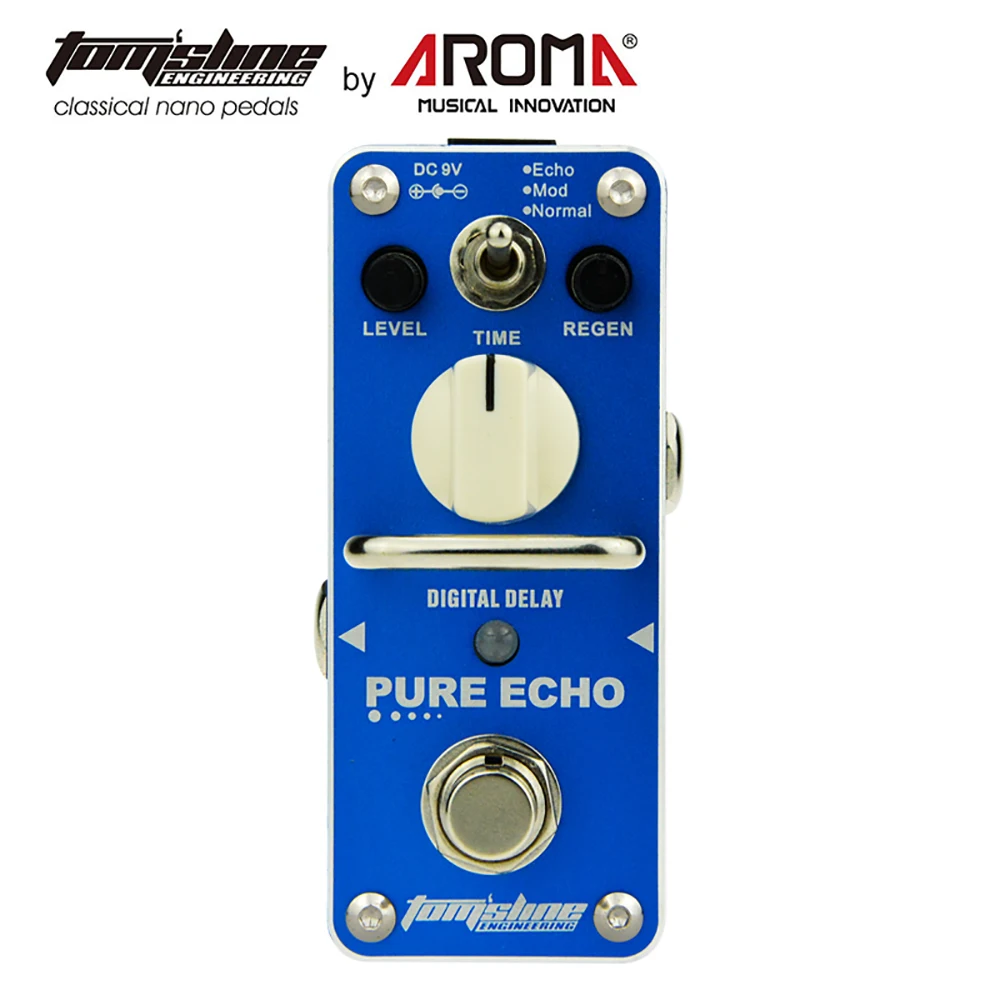 

Aroma APE-3 Pure Echo Electric Guitar Effects Pedal Mini Single Effect Digital Delay Pedal True Bypass Guitar Parts Accessories