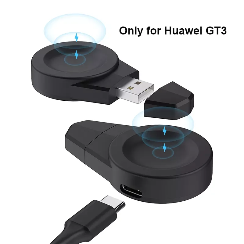 

USB Charging For Huawei GT3 GT3 pro GT2 pro Wireless Charger Cradle Watch Portable Chargers Holder Dock Watch Accessories SIKAI