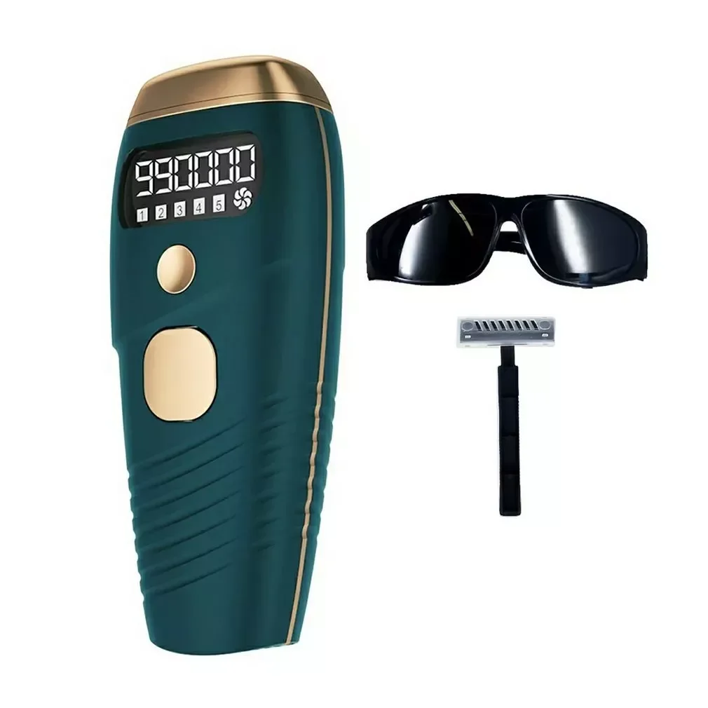 

NEW IN 990000 Flash IPL Quartz Lamp Permanent 5 Levels Facial Body Hair Trimmer Epilator