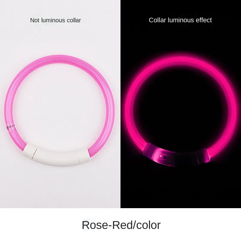Светящийся Ошейник с Usb зарядкой светящийся ошейник Для домашних животных