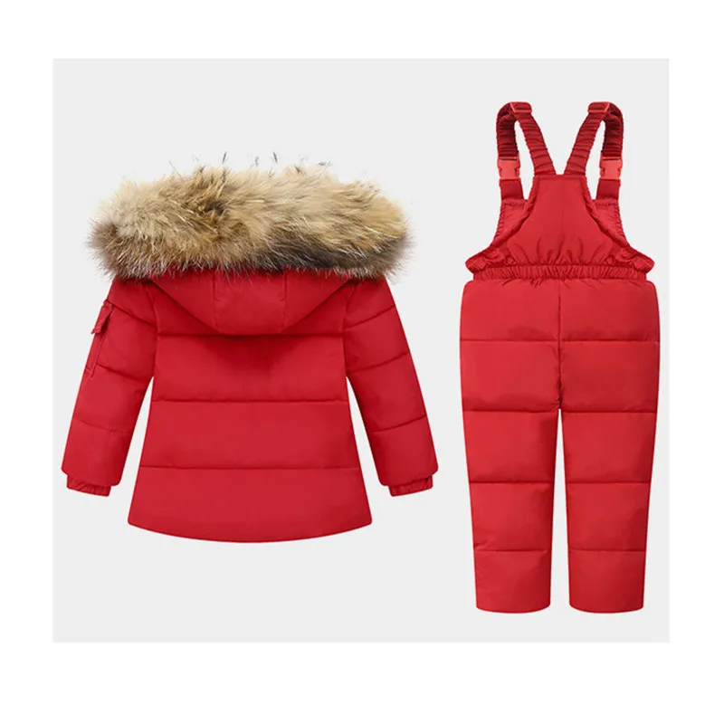 New Winter Warm Down Jacket Baby Toddler GirlS Clothes Child Clothing Sets Boys Parka Coat Kids Snow Suit Wear Infant Overcoat images - 6