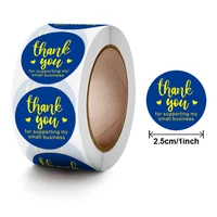 500pcs set adhesive stationery sticker label roll thank you motivational encourage reward gift box bag diy decoration decals