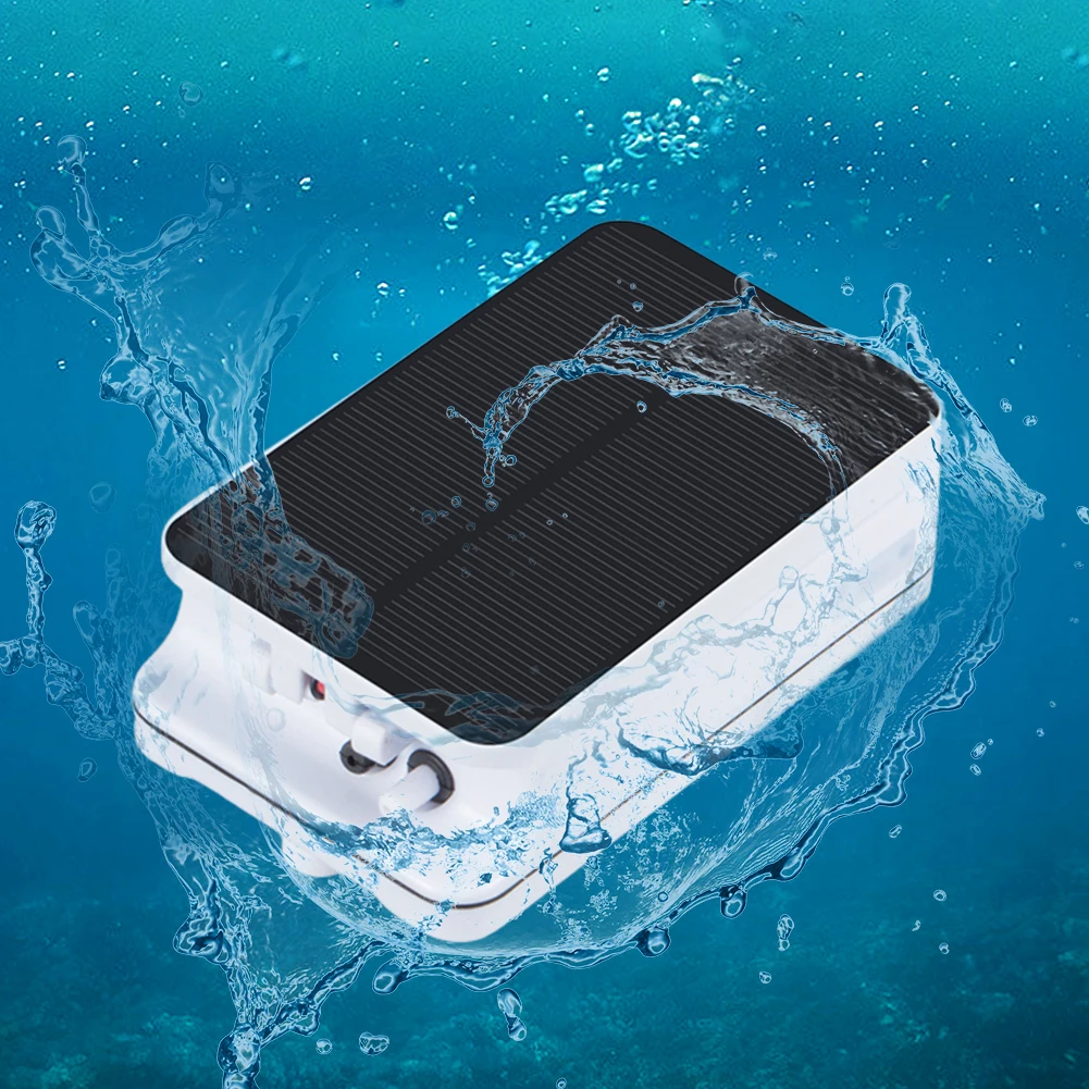 Воздушный Насос На Солнечной Энергии С Трубкой Для Пруда Аквариума Кислородного