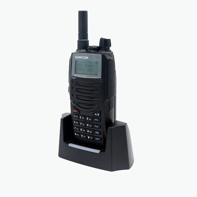 Новая рация 100 км VHF UHF SAMCOM AP-400UV ручная радиосвязь Двусторонняя из Китая