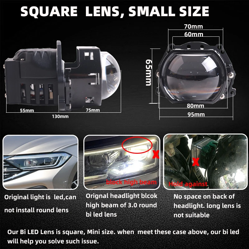 SANVI 3 0 ''Matrix Bi светодиодный Lense Автомобильная фара головного света для Hella 3R G5