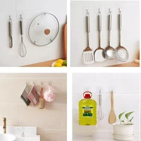 202220pcs transparent strong self adhesive door wall hangers hooks suction heavy load rack cup sucker for kitchen bathroom