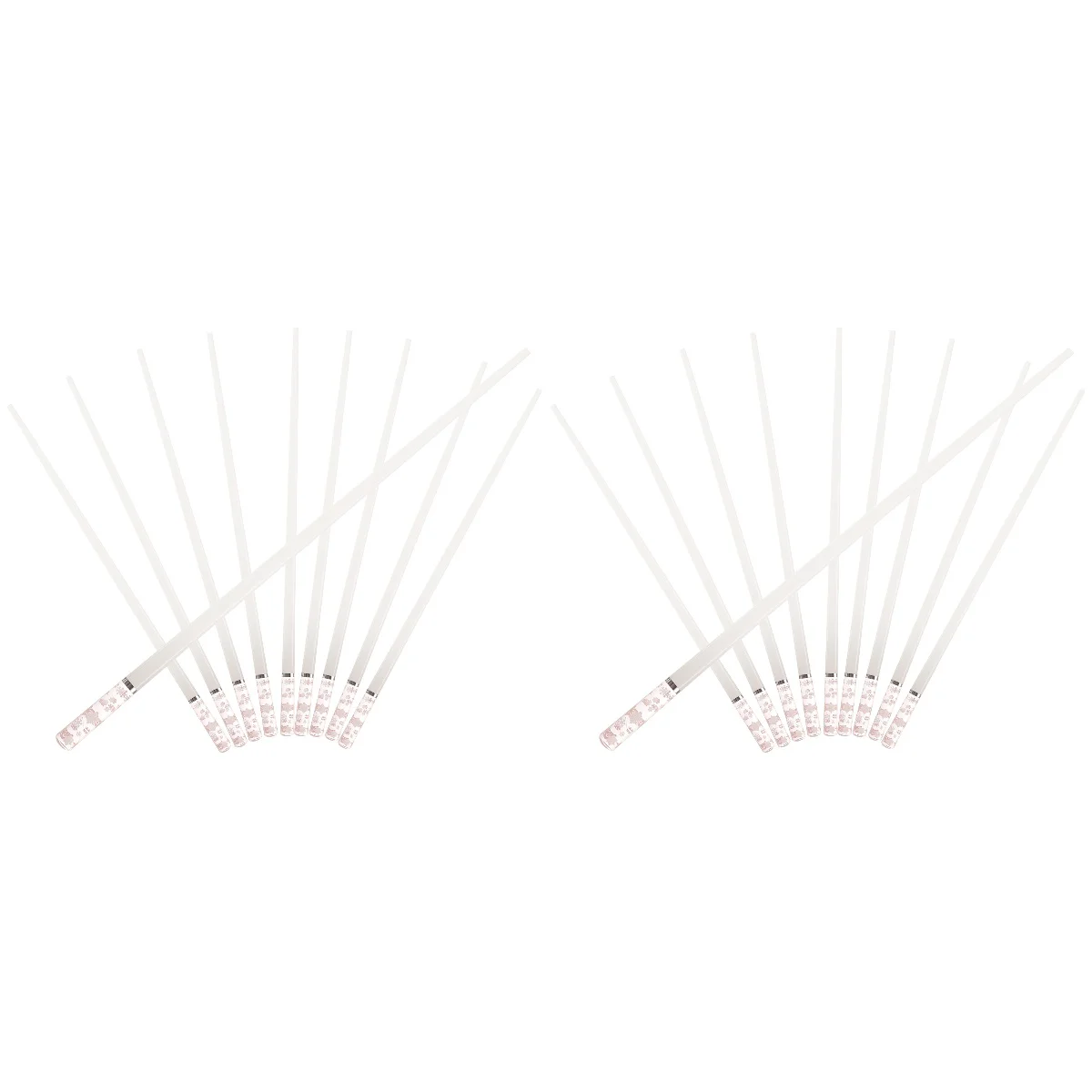 

10 Pairs of Chopsticks Alloy Fiberglass Chopsticks Chinese Chop Sticks Tableware