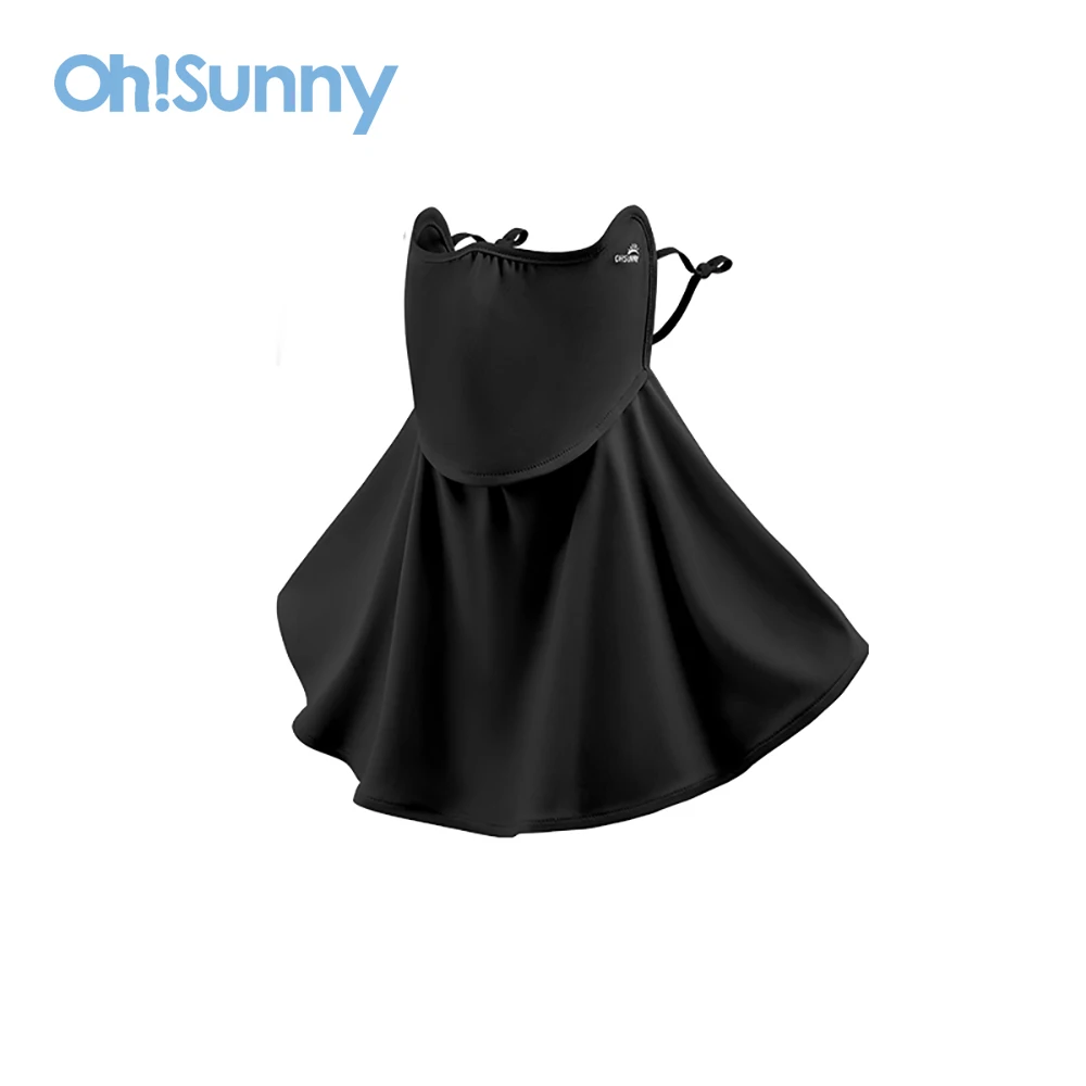 

Ohsunny Extended Neck Protection Sunshade Cover Anti-UV UPF50+ Sun Protective Scarf Breathable Protection Canthus Drinkable