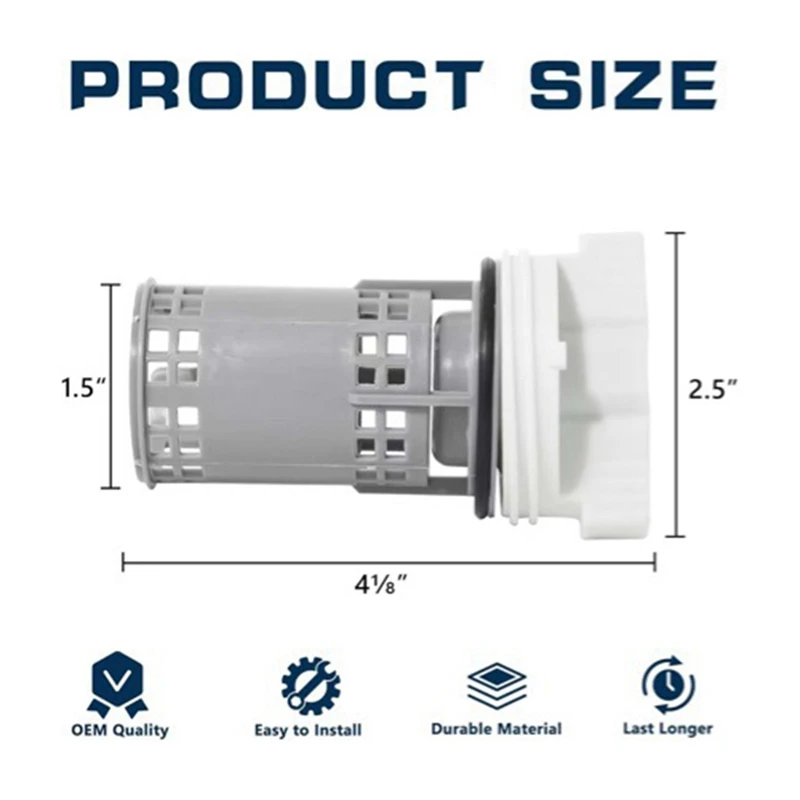 2 шт. DC97-16991B фильтр сливного насоса стиральной машины для Samsung заменяет 4000059 АП 5800143