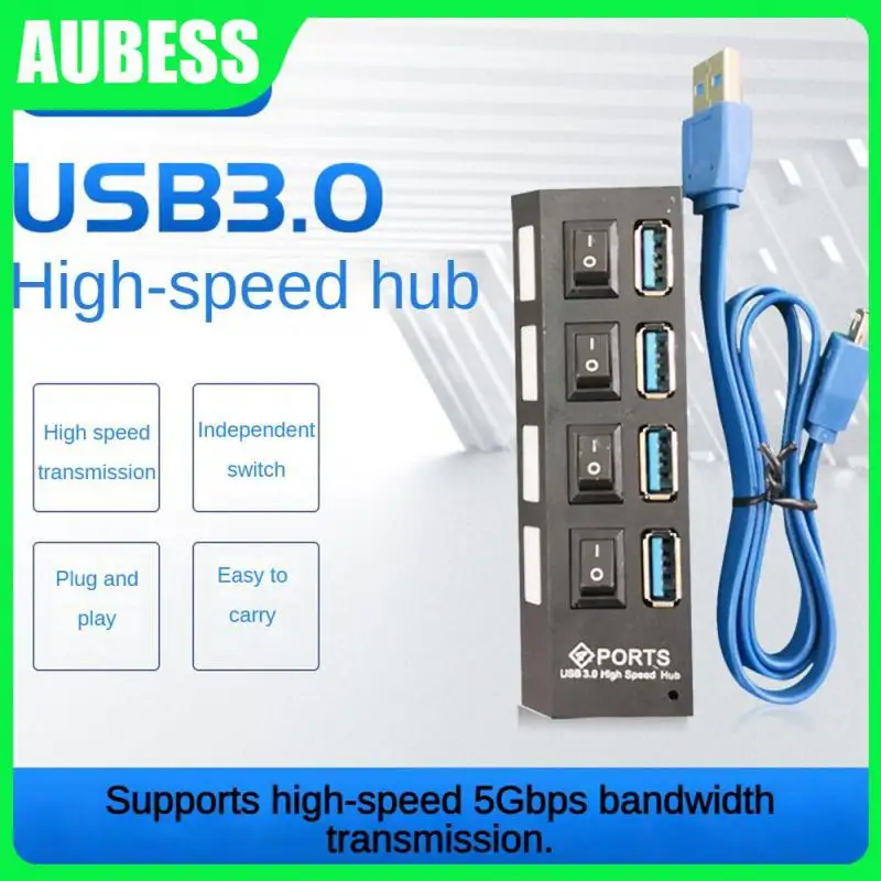 

Разветвитель концентратора без внешнего источника питания без помех удлинитель адаптера питания высокоскоростной 5 Гбит/с Usb3.0 концентратор компьютерные аксессуары