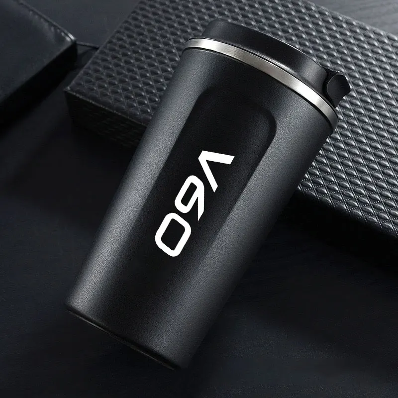 

Car Stainless Steel Temperature Display Coffee Cup Thermal Mugs For Volvo V60 car accesorios
